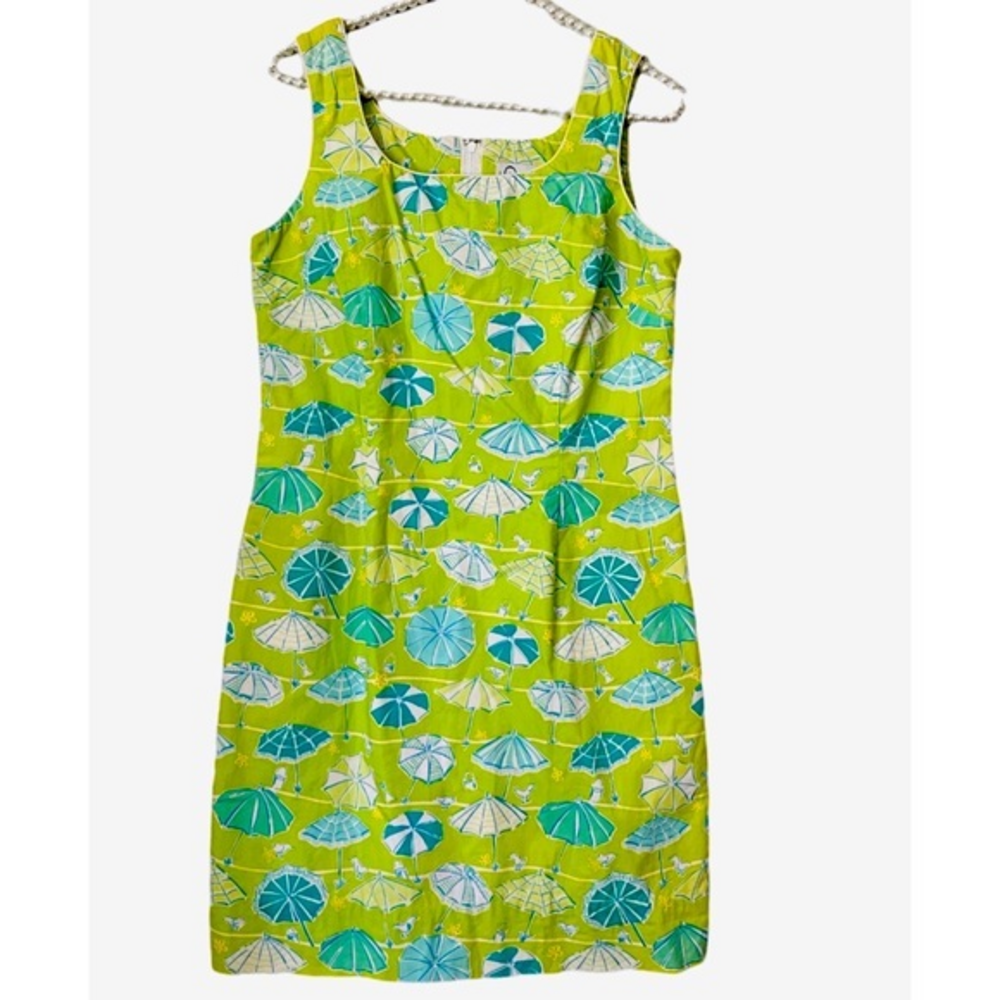 Lilly Pulitzer VTG Shift Umbrella Print Sundress‎ 4